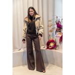 PINKO - BOMPER - BAGELS BOMPER ASPEN - BEIGE-MOONLIGHT