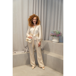 OSCAR THE COLLECTION - BROEK - LAURE TROUSERS - PEARL