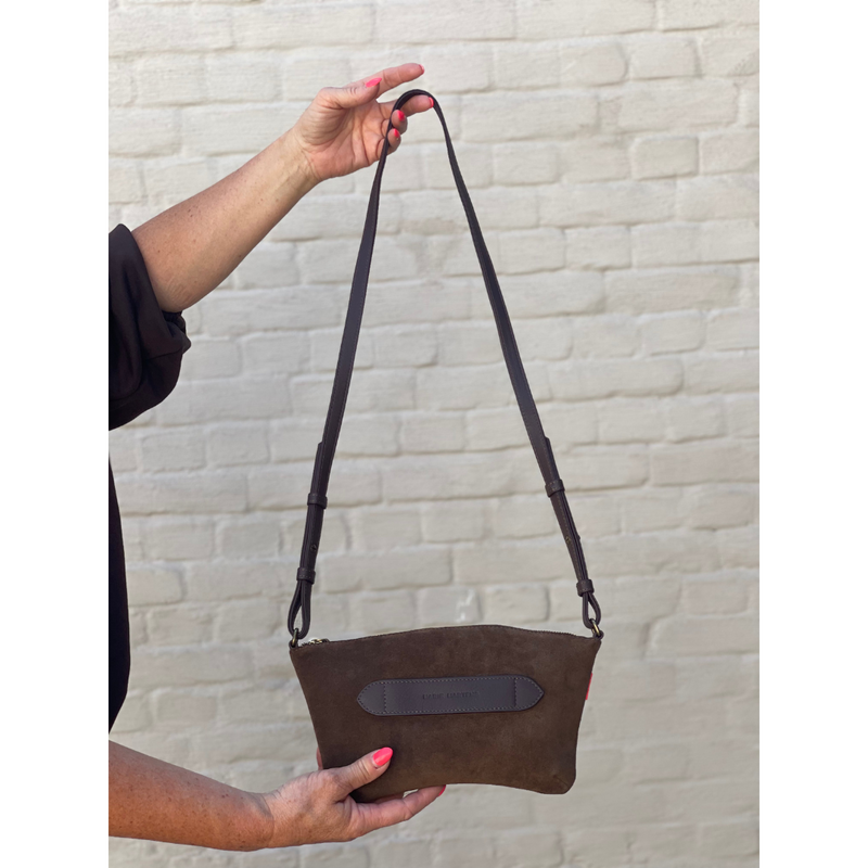 MARIE MARTENS - HANDTAS - COACHELLA POCKET - CHOCO SUEDE