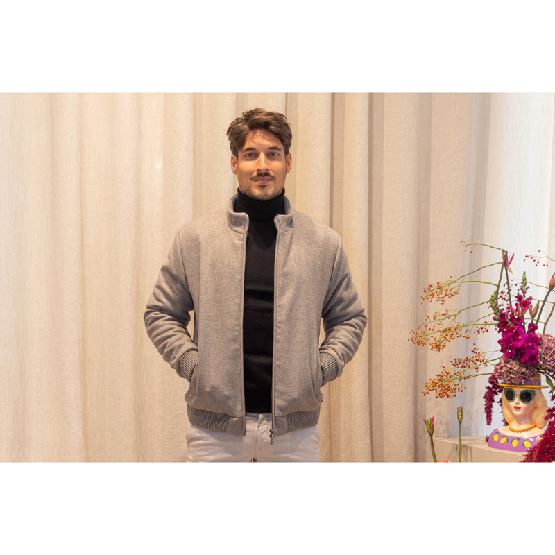 GENTILUOMO - BOMPER - ENNIO COAT - LIGHT BROWN