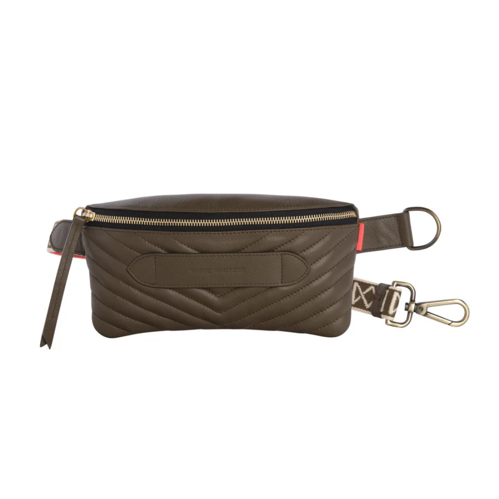 MARIE MARTENS - BELT BAG - COACHELLA - QUILTED KHAKI