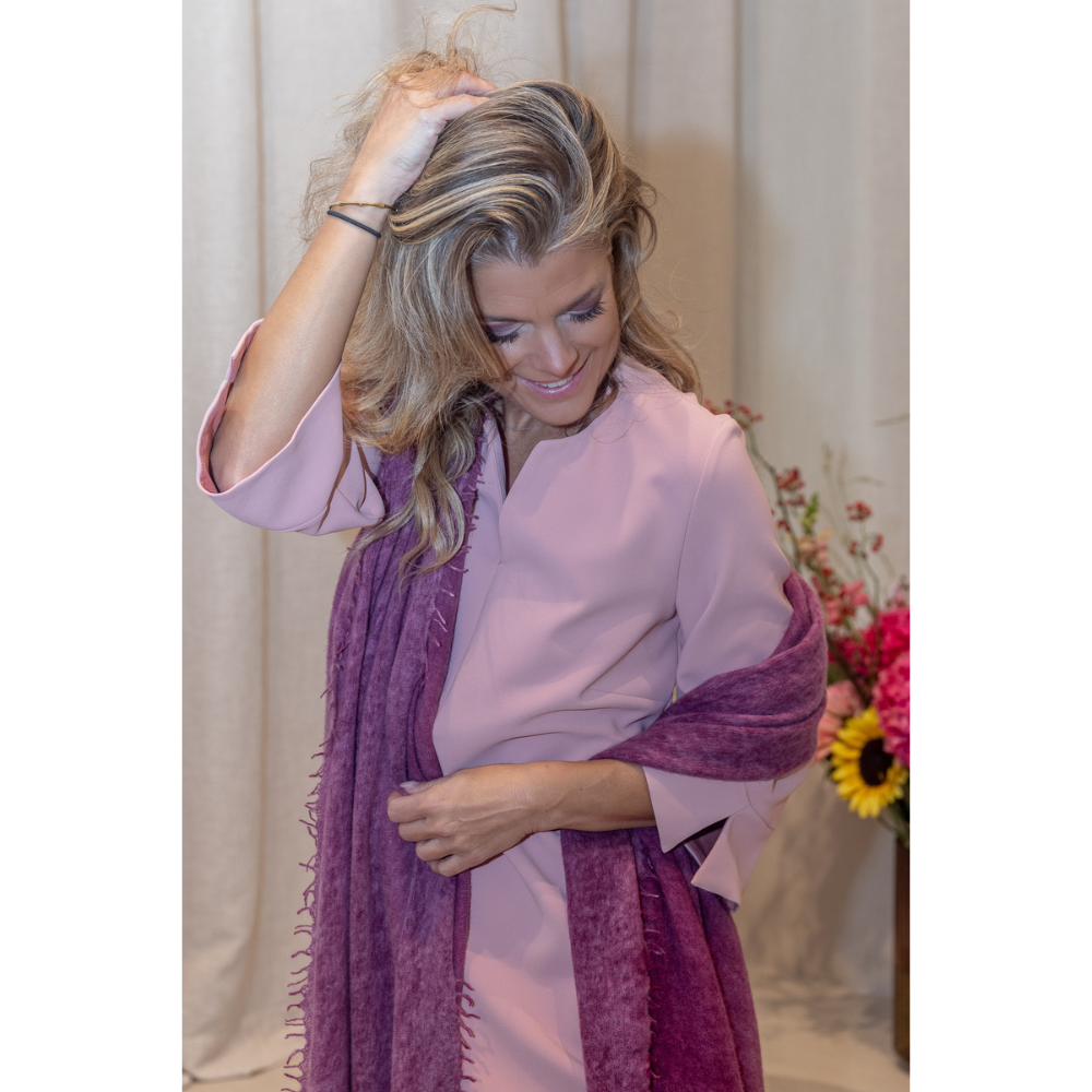 DUE AMANTI - KLEED - DAILY DRESS - OUD ROZE