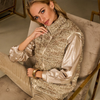 DUE AMANTI - BODYWARMER - MELLIN BODYWARMER KNIT - GOLD CARAMEL
