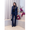 PINKO - BROEK - HULKA PANTALON - PAINTED NAVY