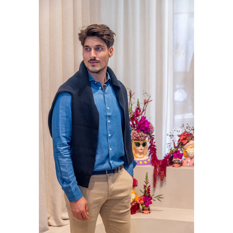 GENTILUOMO - PULL - TURTLE ZIP - NAVY