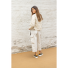 PINKO - BROEK - RONFARE - BIANCO LATTE