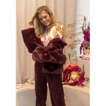 DUE AMANTI - PELSJE - FURKIM FUR JACKET - BURGUNDY