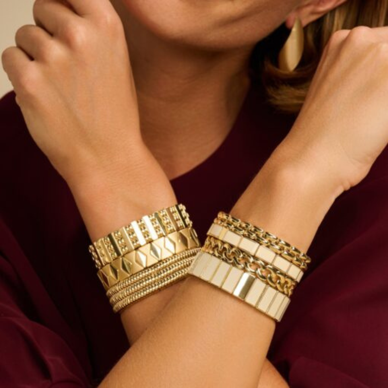 LES CORDES - ARMBAND - CAB 69 - GOUDKLEURIG