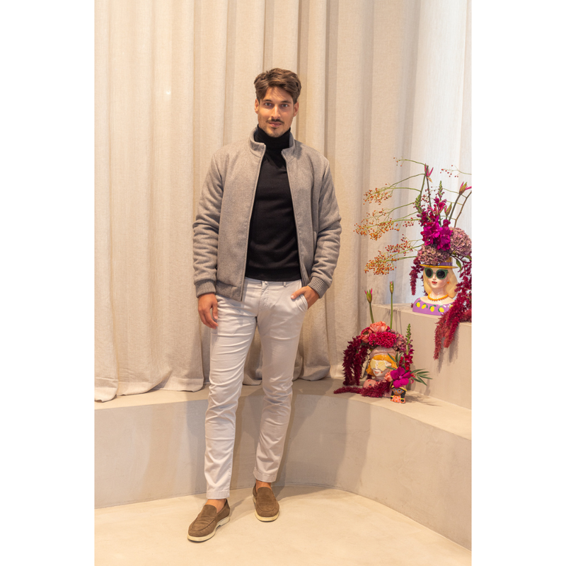 JACOB COHËN - CHINO - BOBBY - PEARL GREY A79