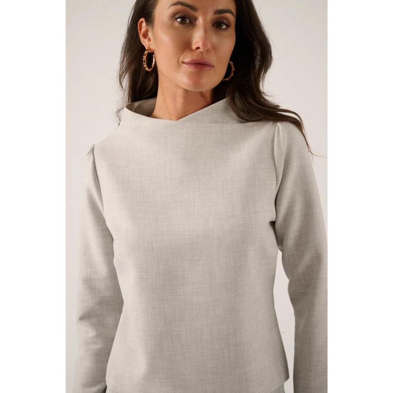 OSCAR THE COLLECTION - TOP - MAXINE - MIST GREY
