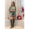 MARCH23 - LAARS - OLIVIA BOOT SUEDE STRETCH - FADED GREEN