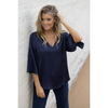 DUE AMANTI - BLOUSE - GIULIA - DEEP BLUE