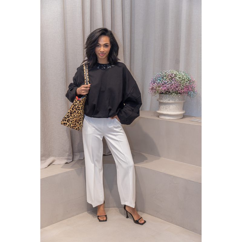 PINKO - SWEATER - MACEDONIA MAGLIA - BLACK