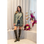 MARCH23 - LAARS - OLIVIA BOOT SUEDE STRETCH - FADED GREEN