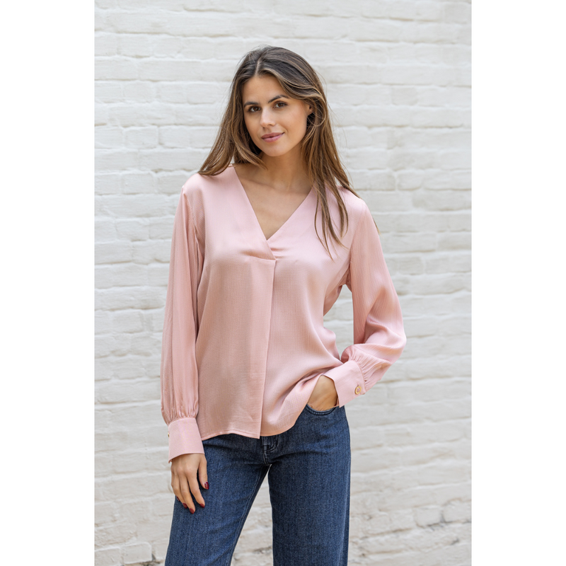 DUE AMANTI - BLOES - PENNY BLOUSE - OUD ROZE