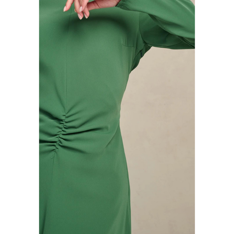 MARCH23 - KLEED - A_DRESS MANDY - BASIL GREEN