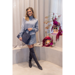 MARCH23 - LAARS - OLIVIA BOOT SUEDE STRETCH - GREY SUEDE