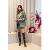 MARCH23 - LAARS - OLIVIA BOOT SUEDE STRETCH - FADED GREEN