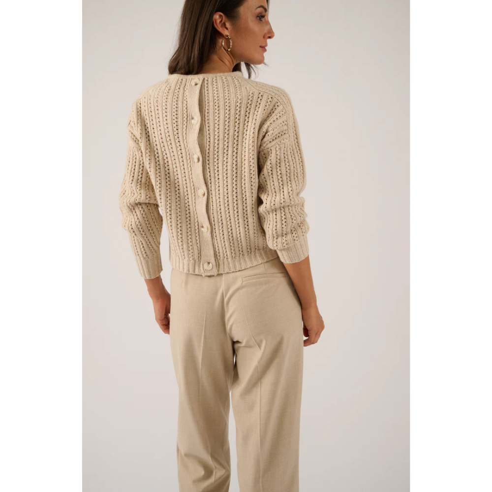 OSCAR THE COLLECTION - BROEK - HUGO TROUSERS - NATURAL