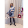 MARCH23 - LAARS - OLIVIA BOOT SUEDE STRETCH - GREY SUEDE