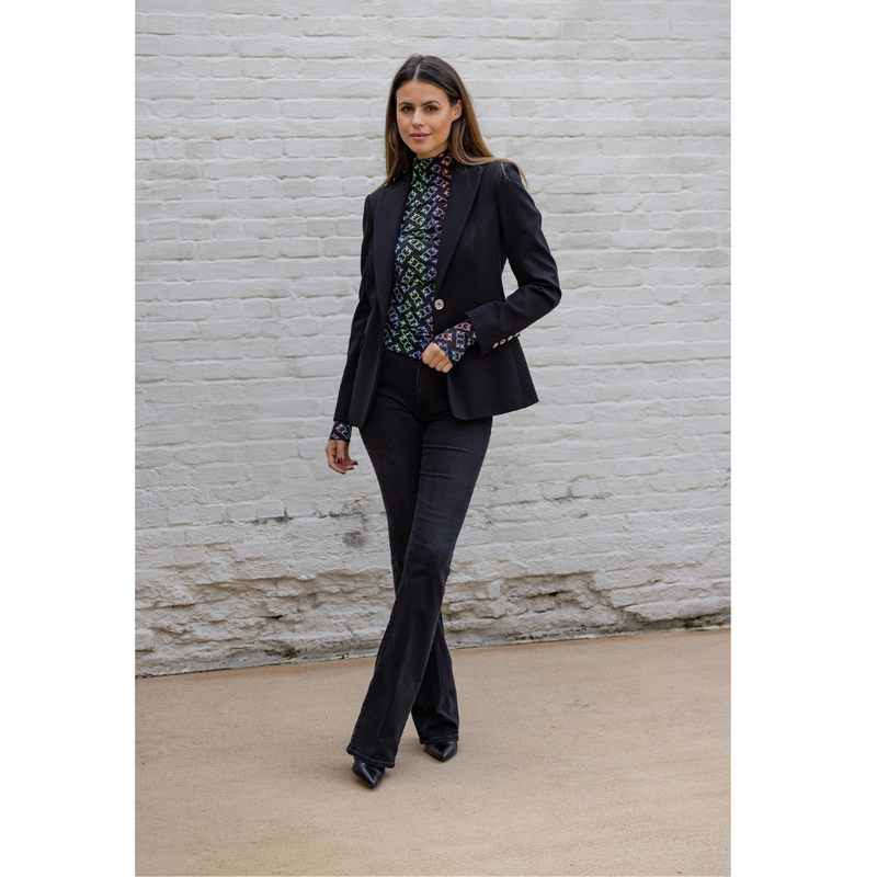 PINKO - BLAZER - SIGNUM JACKET - NERO LIMOUSIN