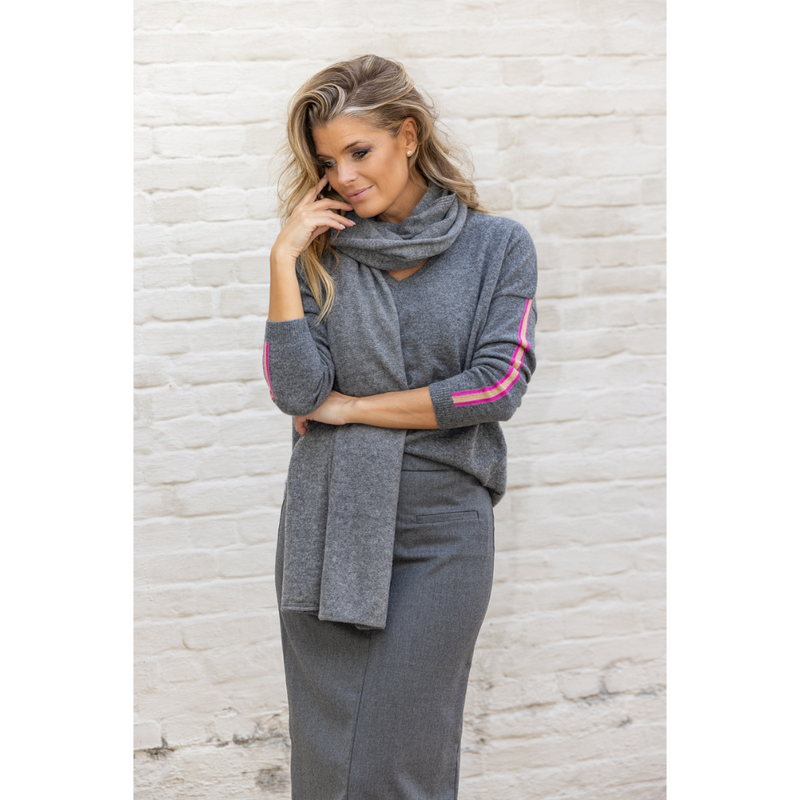 ABSOLUTE CASHMERE - SJAAL - INFINITY - DARK HEATHER GREY