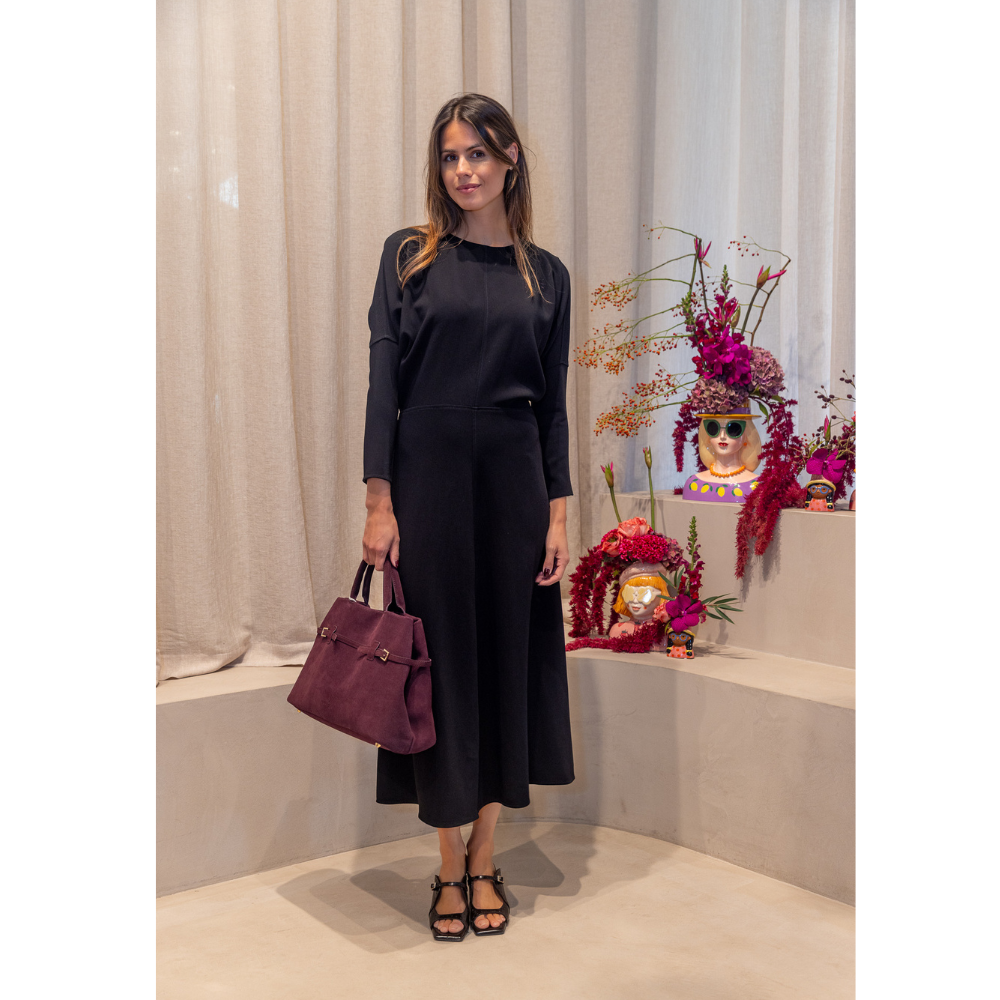 DUE AMANTI - KLEED - VICTORY LONG DRESS - BLACK