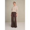 MARCH23 - JEANS - W_TROUSERS ENRICA - CHOCOLAT