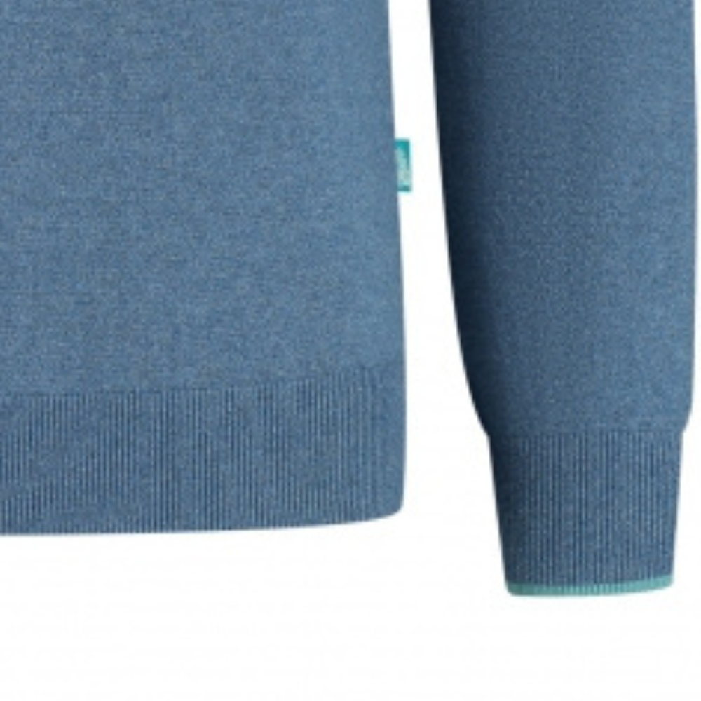 DISTRICT INDIGO - PULL - TRUI CREWNECK - 014 MID BLUE