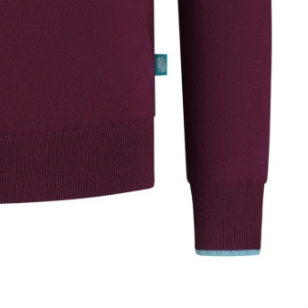 DISTRICT INDIGO - ROLKRAAG - COLTRUI COTTON/CASHMERE - PLUM 084