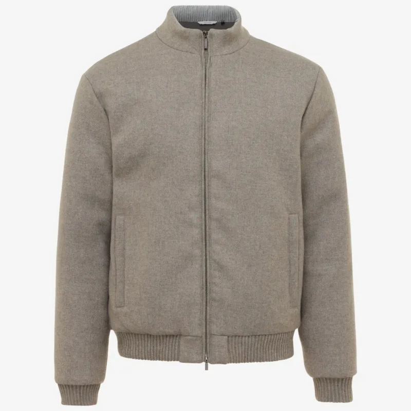 GENTILUOMO - BOMPER - ENNIO COAT - LIGHT BROWN