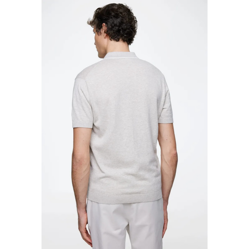 GENTILUOMO - POLO - POLO NO BUTTONS SS - SAND