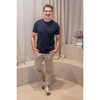 GENTILUOMO - T-SHIRT - ROUND SS - NAVY