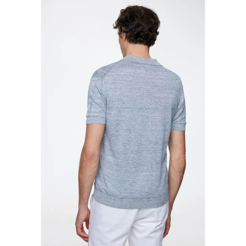 GENTILUOMO - POLO - POLO NO BUTTONS SS - GREY