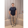 GENTILUOMO - T-SHIRT - ROUND SS - NAVY