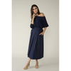 DUE AMANTI - ROK - UTILITY LONG SKIRT - NAVY