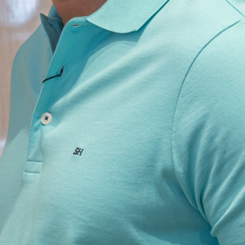 STIJN HELSEN - POLO - TURQUOISE