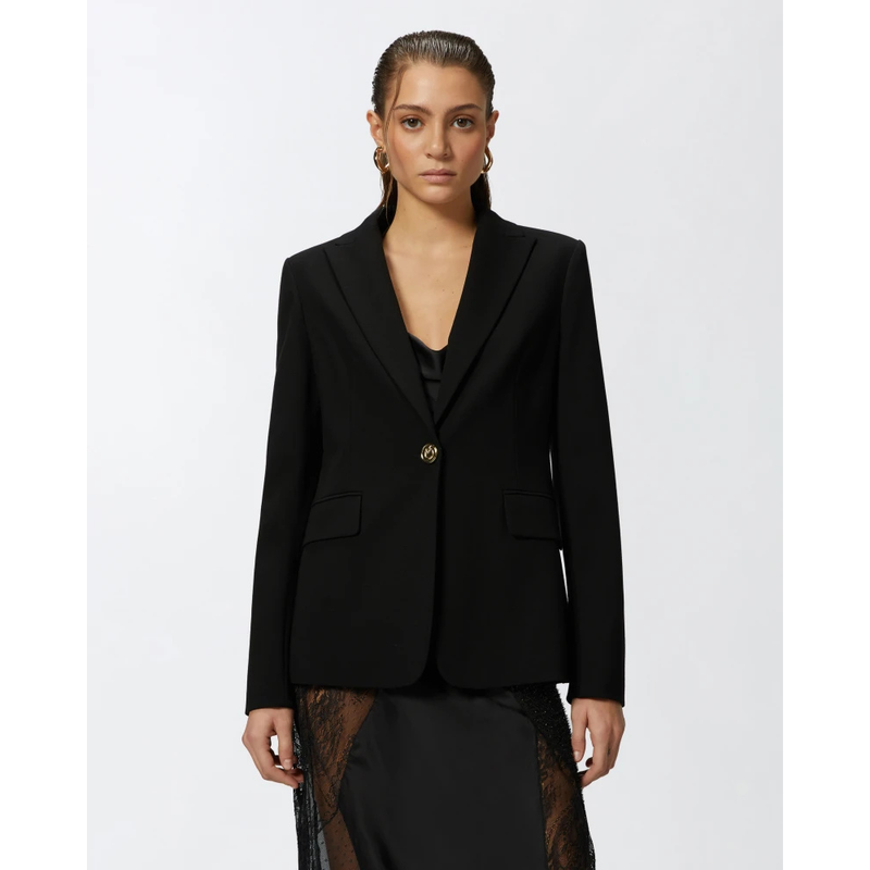PINKO - BLAZER - SIGNUM JACKET - NERO LIMOUSINE