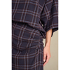 MARCH23 - ROK - A_SKIRT CIRI BOLD CHECK - NAVY
