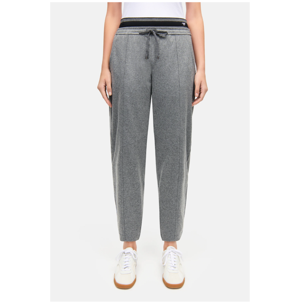 CAMBIO - BROEK - EDEN DOBBELBUND - STONE GREY
