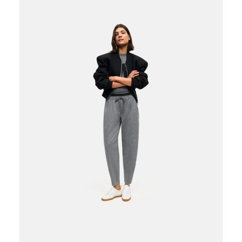 CAMBIO - BROEK - EDEN DOBBELBUND - STONE GREY