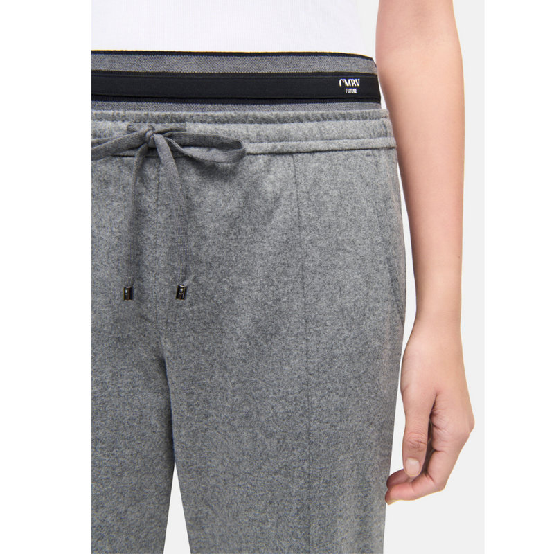 CAMBIO - BROEK - EDEN DOBBELBUND - STONE GREY