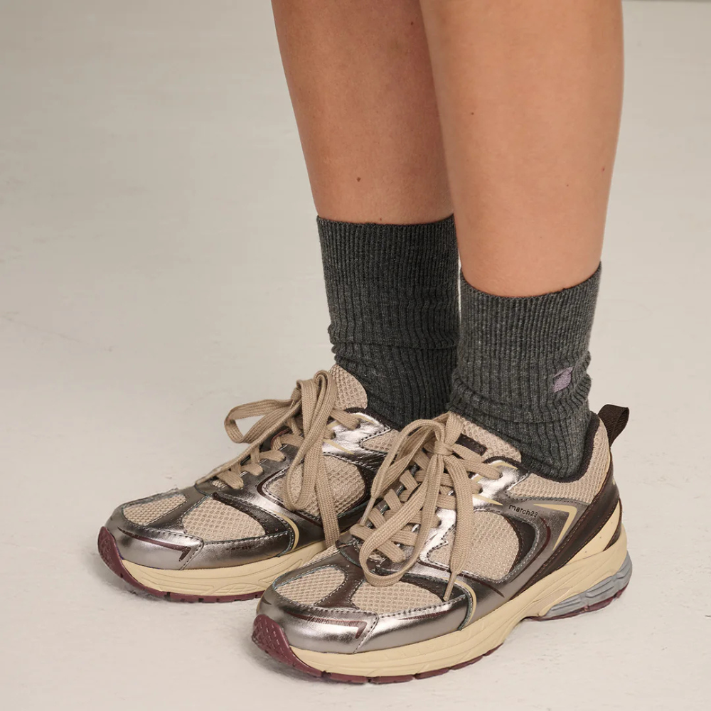 MARCH23 - SNEAKER - MAXINE SNEAKER LEATHER - CHOCOLAT