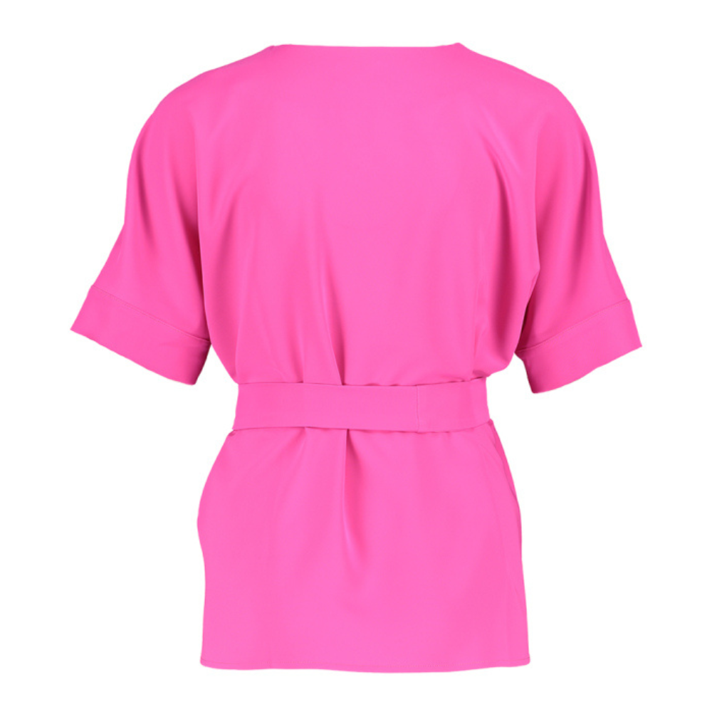DUE AMANTI - SHIRT WITH BUTTONS - LIZZY - FLUO PINK