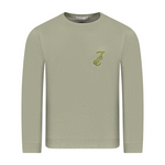 JACOB COHËN - SWEATER - Q077 GREEN MELANGE