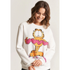 PRINCESS - SWEATER GARFIELD HEARTS - OFF WHITE