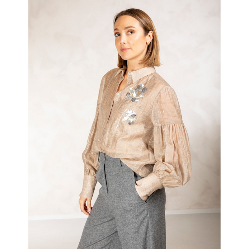DUE AMANTI - BLOUSE - ELLESSY - SHINE SHEER