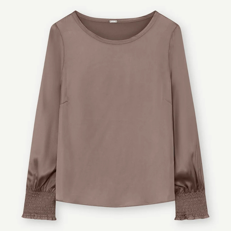 GUSTAV - BLOES - MARIELLA L/S BLOUSE - LEAFLESS