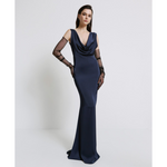 ACCESS - LONG DRESS  - BLUE