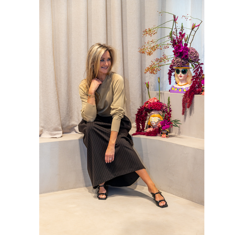 PINKO - PULL - LANZAROTE MAGLIA - BEIGE